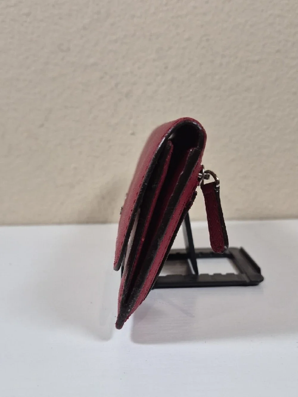 Michael Kors Wine Red Saffiano Leather Wallet